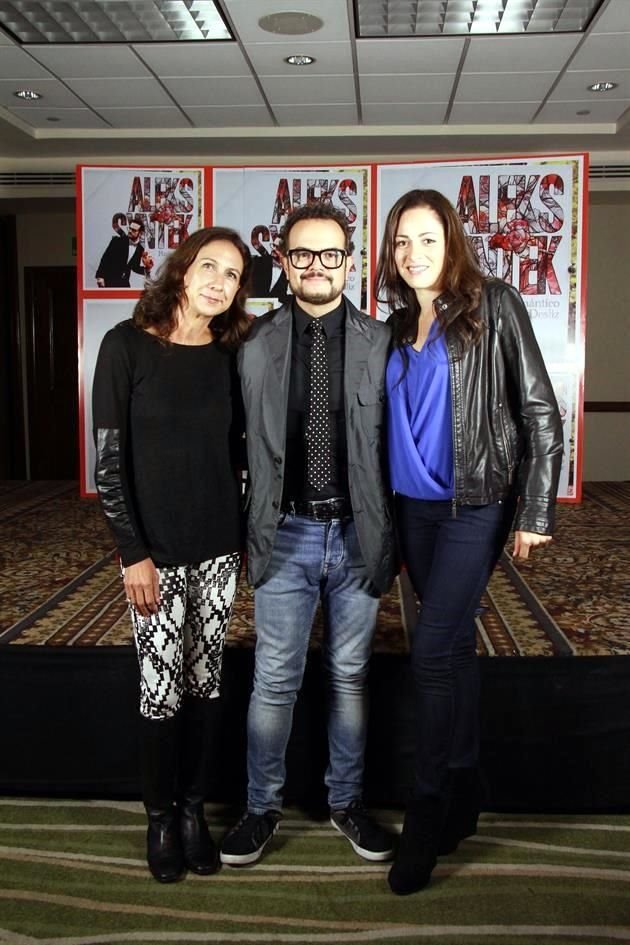 Gaby May, Aleks Syntek y Ana González