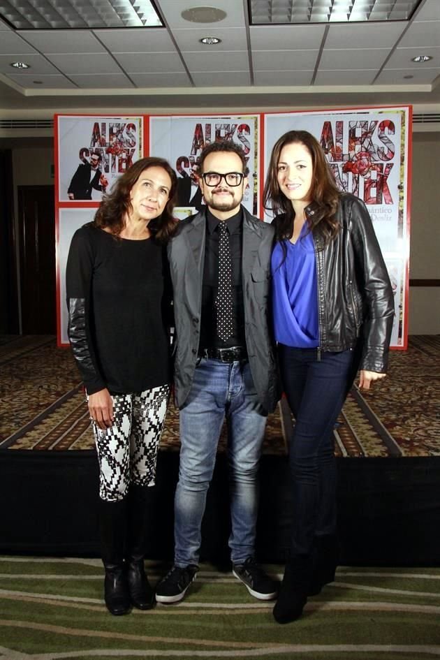 Gaby May, Aleks Syntek y Ana González