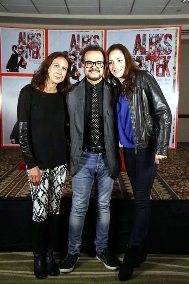 Gaby May, Aleks Syntek y Ana González