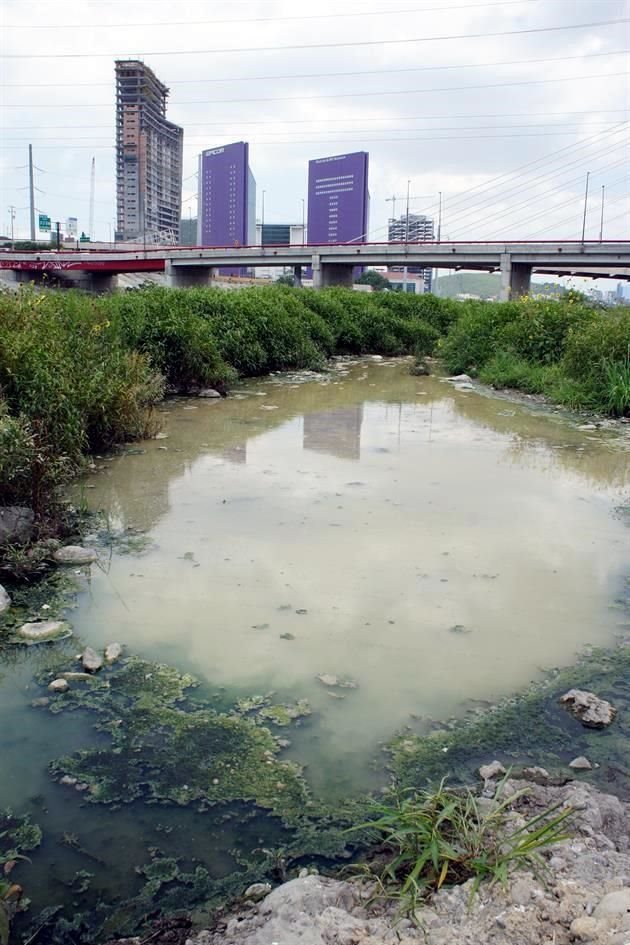 El Municipio de San Pedro informó que hoy realizará una inspección por el drenaje pluvial para detectar dónde se encuentra el origen del derrame.