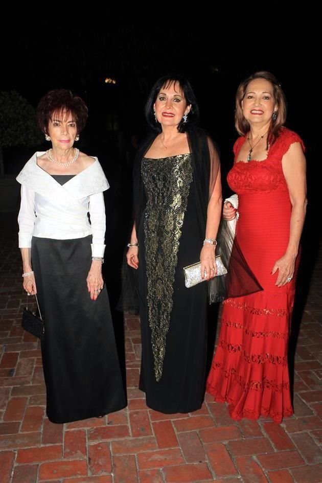 Lupina Vara de Mejía, Margarita Berchelmann y Carmen Herrera