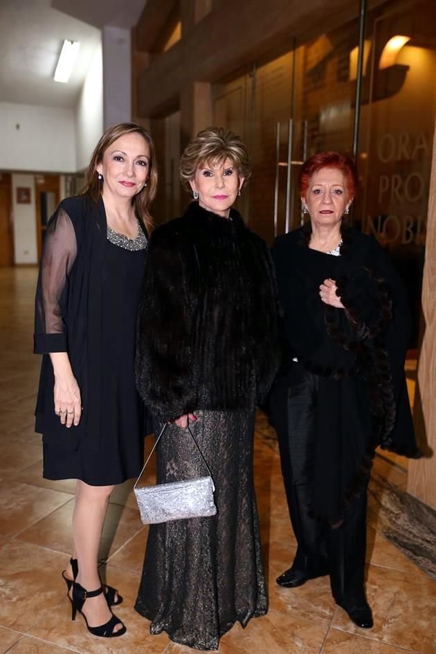 Alejandra de Garza, Alicia Uribe de Cebrián y Chacha Guzmán