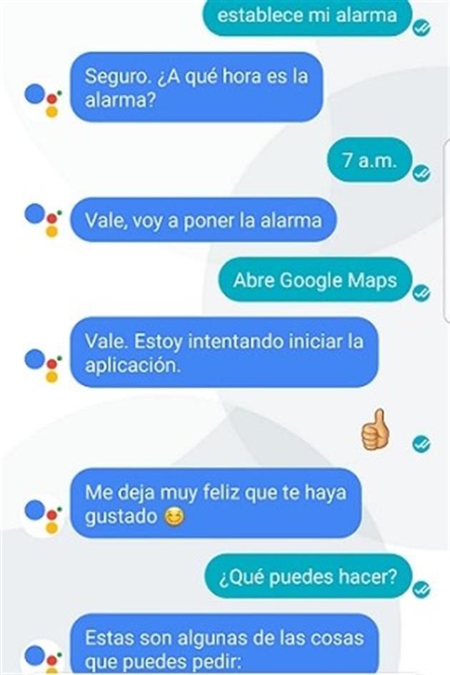 Google recomienda que se use el asistente con Internet, por lo que las funciones offline son casi nulas.