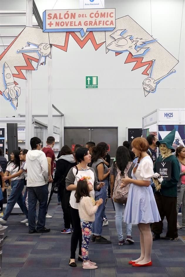 El Salón del Cómic + Novela Gráfica es un espacio de 306 metros cuadrados con 27 stands.