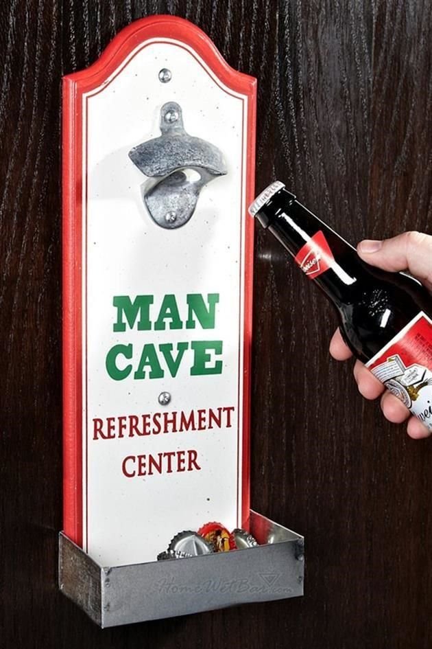 Abre tus botellas de refresco o cerveza de una manera clásica con este abridor que se instala en la pared.<br>Su precio es de 9 dólares aproximadamente.