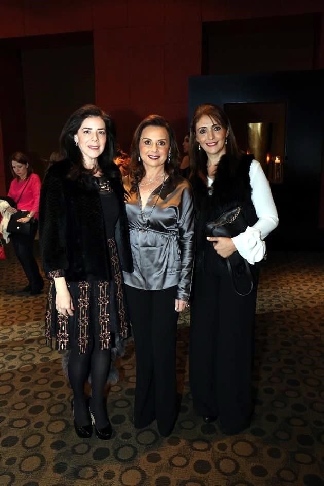 Elda Gutiérrez de Villagómez, Gloria de la Garza de Alanís y Susana Cavazos de Marroquín