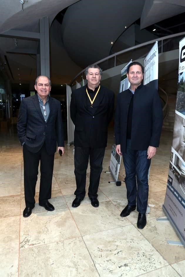Óscar Martínez, Fernando López y Alexander Lenoir