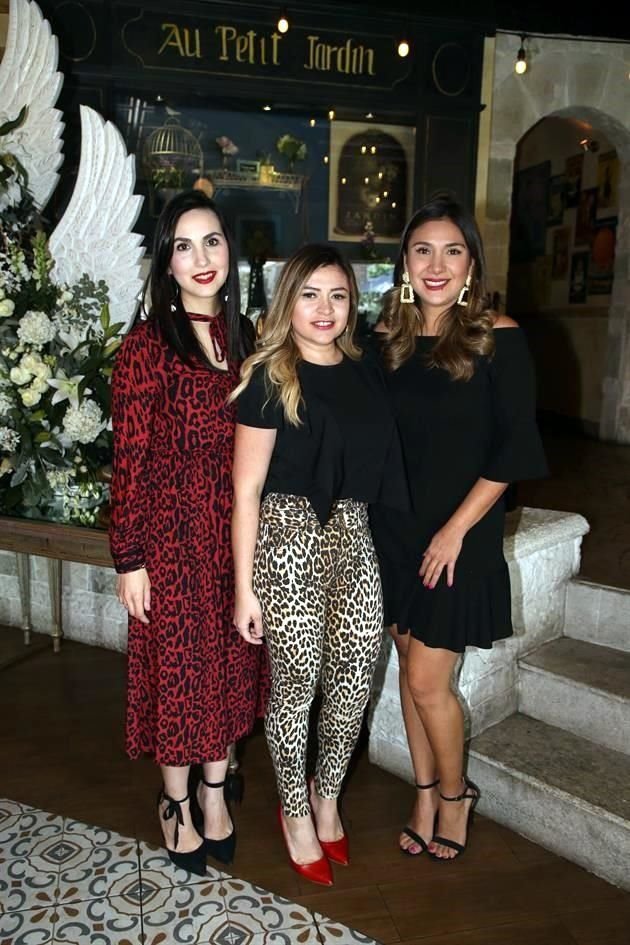 Gaby Cantú de Treviño, Karina Ojeda de Montemayor y Anette Garza de Sancho