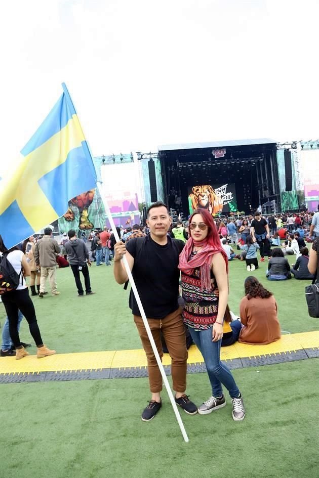 Ángel Ramírez e Iris Rosas