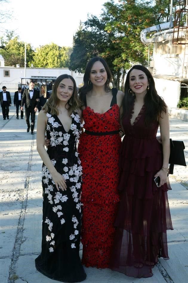 Paulina Álvarez, Marian García y Marcela Garza