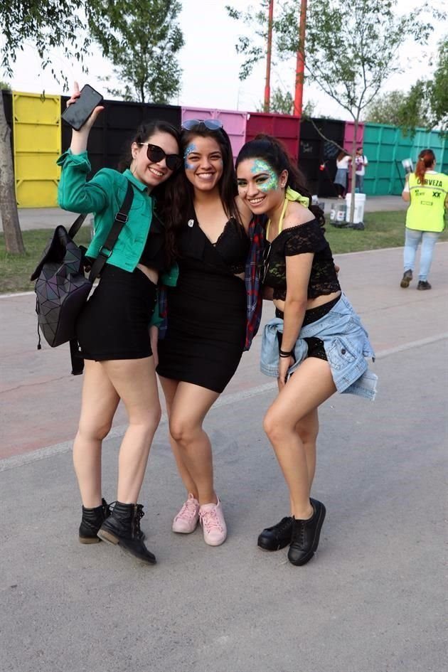 Katy Rendón, Pamela Cadengo y Nataly Vázquez