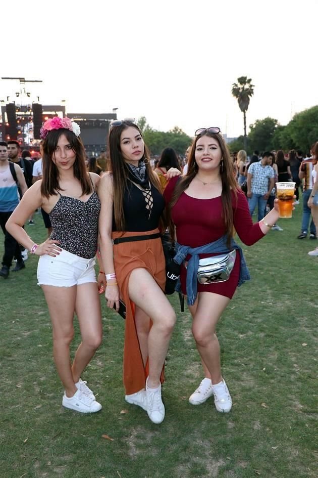 Zaida González, Sandra Limón y Claudia Muro