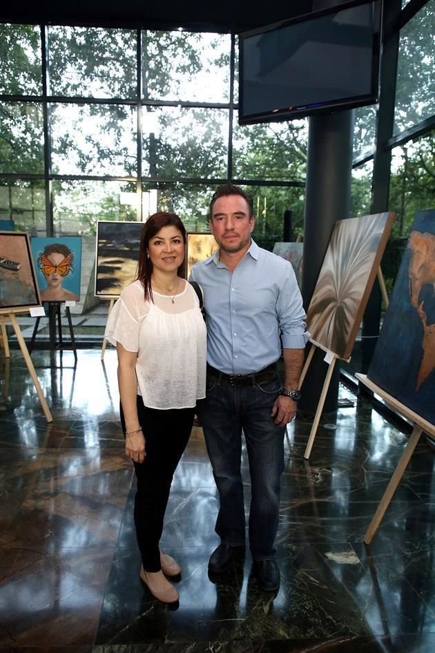 Cynthia Cueto y Óscar Cazares