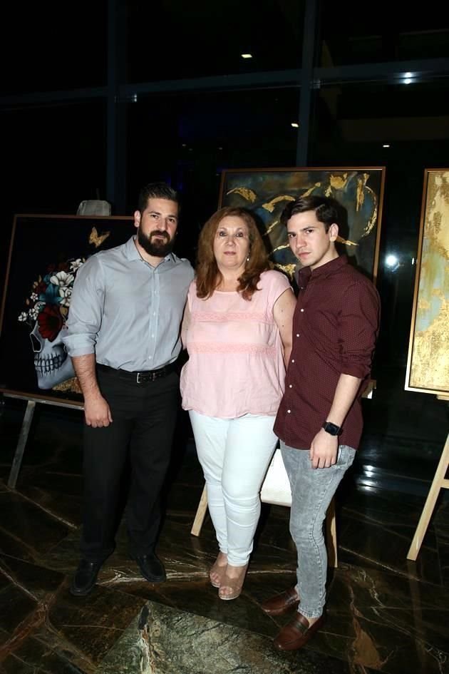 Lázaro Guajardo Fausti, Leticia Fausti y Julio Guajardo Fausti