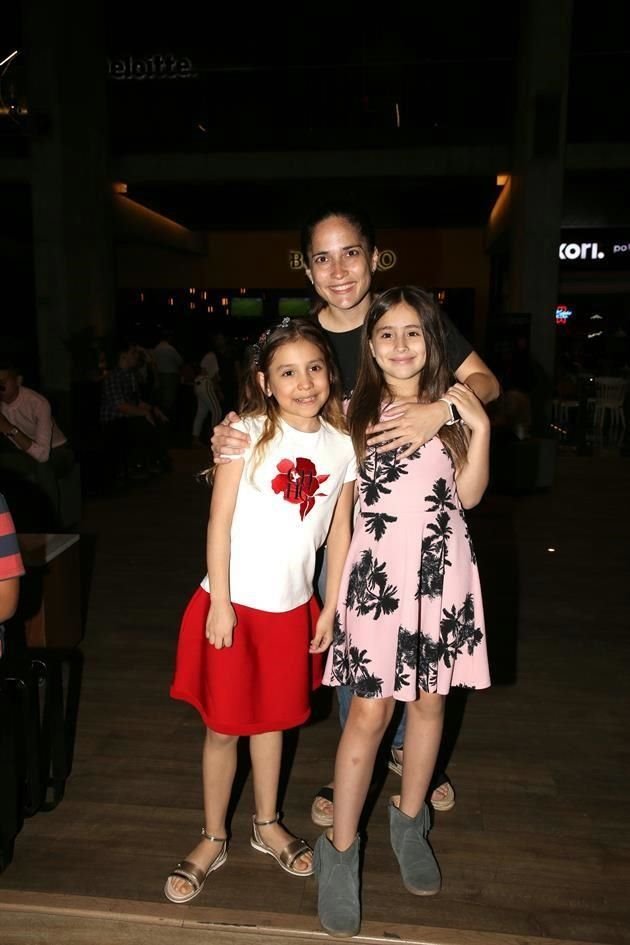 Ale Garza, Sofía Padrón y María Tamez
