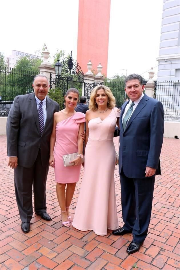 Nazario Assad, Lorena de Assad, María de Ballí y Javier Ballí