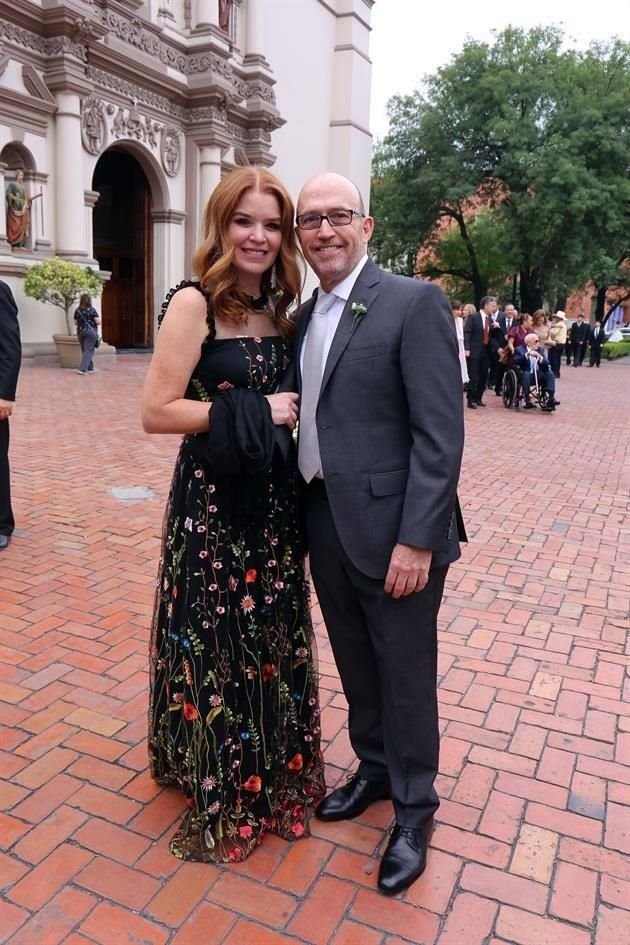 Lucía Villarreal y Javier de la Garza