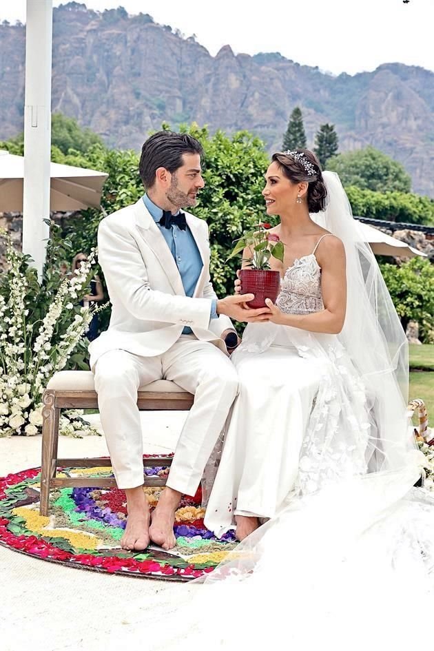Joseph Schottland y Bianca Marroquín