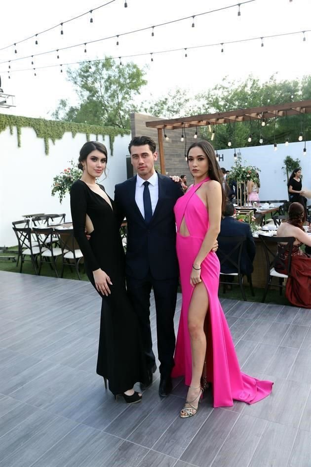 Andrea Villanueva, Alberto Vivian y Anayka Villarreal