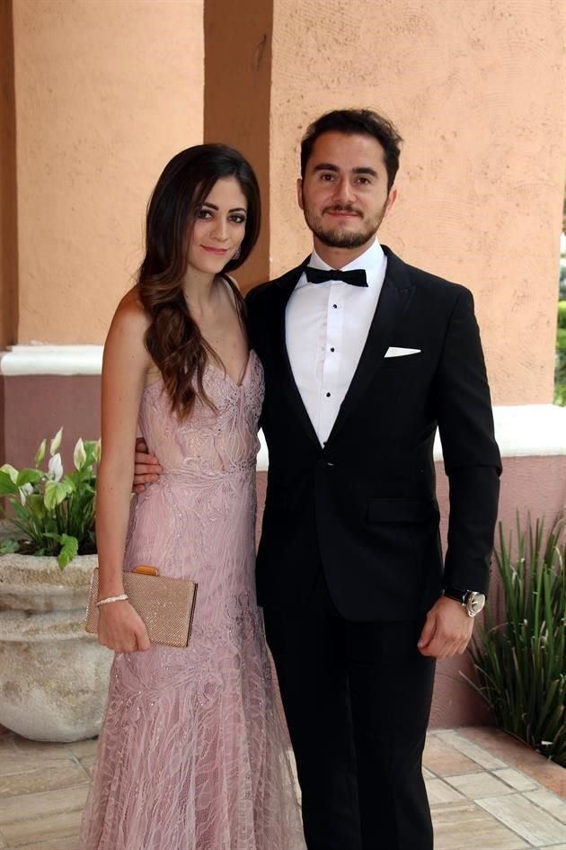 Karen Vázquez y Miguel de la Garza