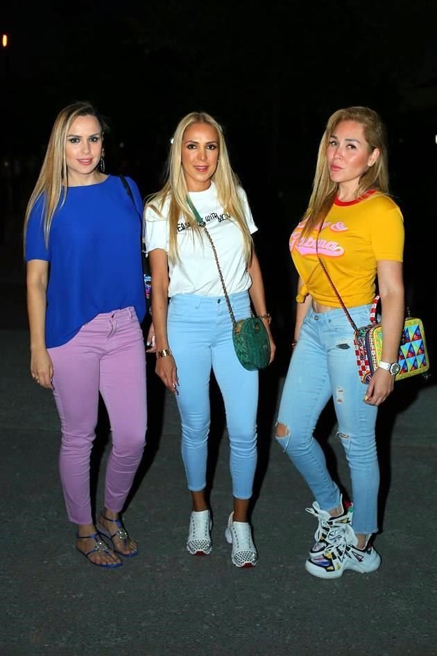 Yessica de la Rosa, Maribel Valdez y Samantha de la Rosa