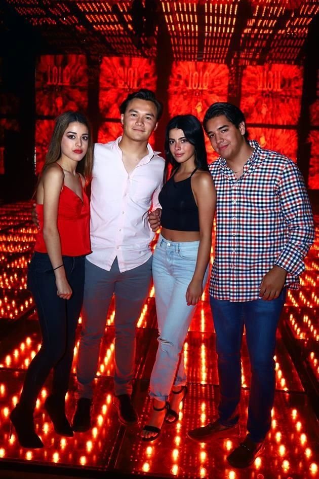 Belén Sada, Mario Perales, Sofia López y José Andrés Martínez
