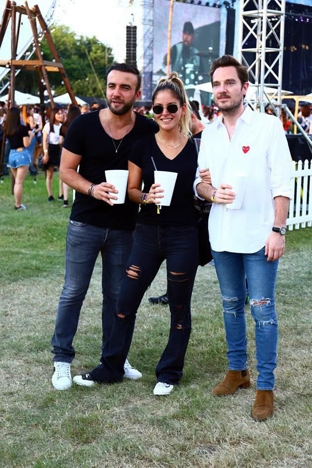 Roberto López, Susy Goicoechea de Bremer y Baptiste Demay