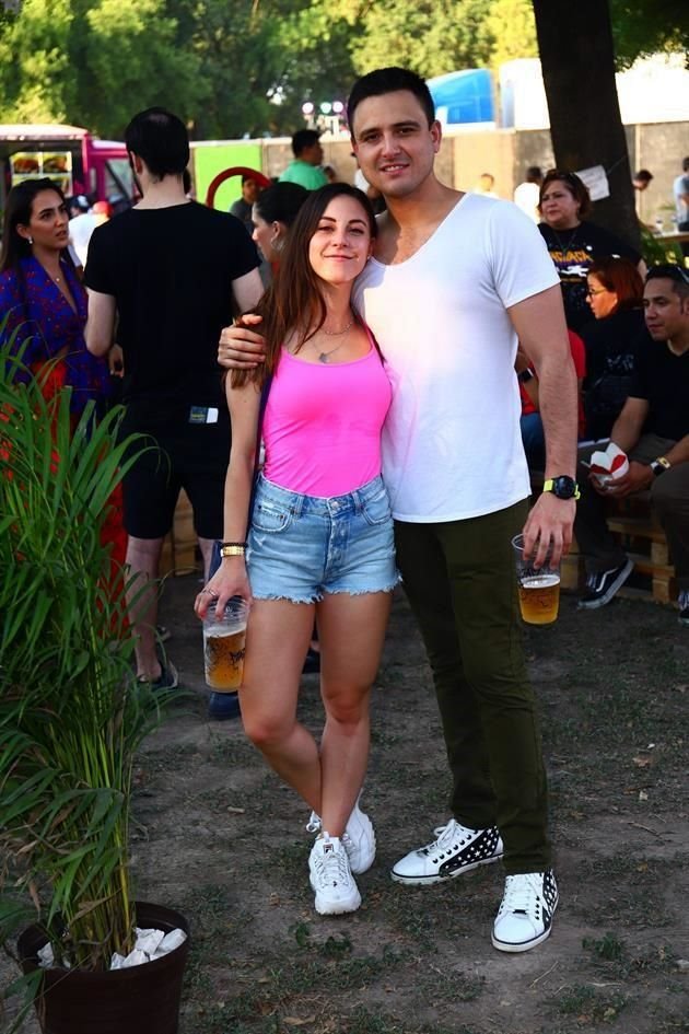 Daniela Barocio y Jorge Ibarra