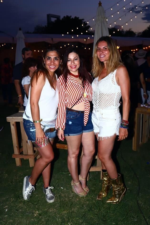 Ale Cárdenas, Lina Mantilla y Cruz María Cantú