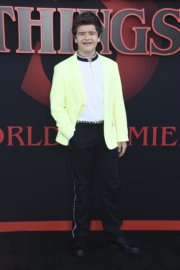 Gaten Matarazzo acaparó los reflectores por su simpatía y su buen humor.