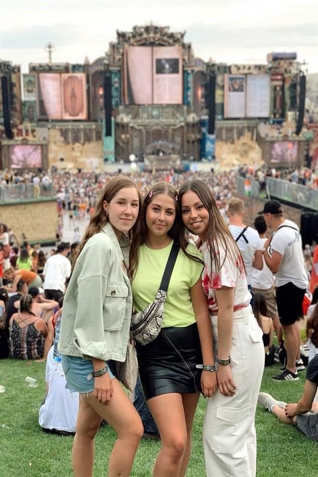 Balbina Lozano, Jimena García y Fernanda Cantú