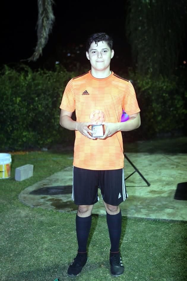 Brandon Gámez, campeón de goleo de la Lorena