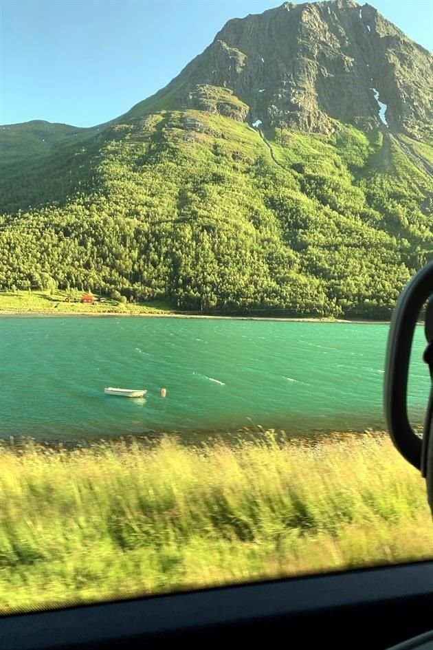 Diego Maldonado durante sus excursiones en Noruega