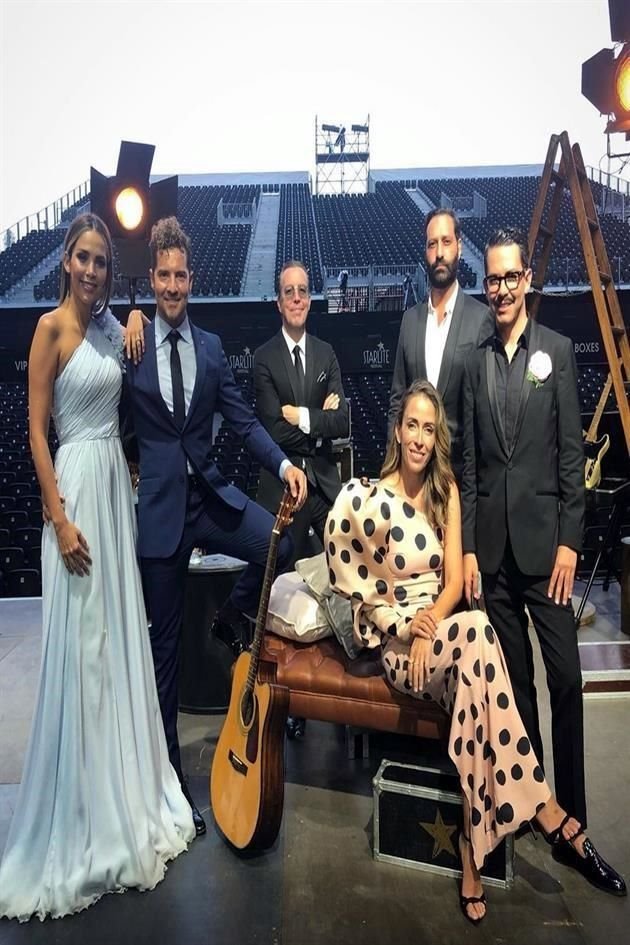 Rosanna Zanetti, David Bisbal, Alejandro Asen, Roberta Lobeira, Guillermo Ian Escaip y Manolo Caro