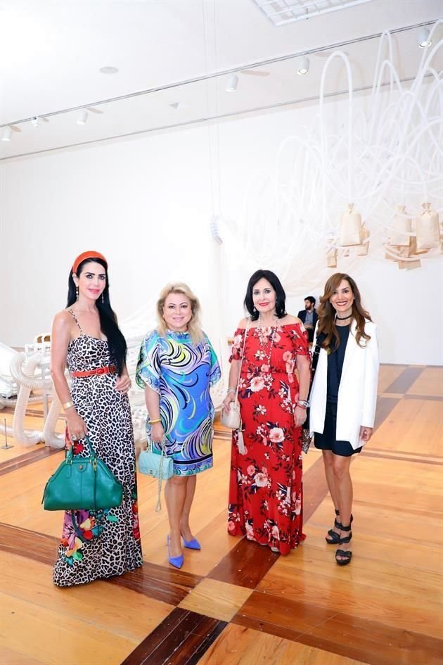 Martha Ruiz, Marina Benavides de Castilla, Margarita González de Berchelmann y Olga Mejía