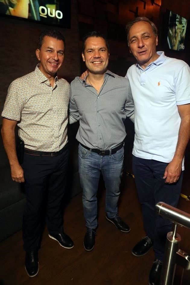 Gonzalo Lozano, Francisco García Cirilo y Emilio Marcos