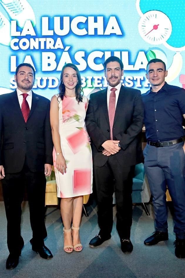 Ricardo Luna Fuentes, Andrea Fraga, Jerónimo Monterrubio y Santiago Meléndez