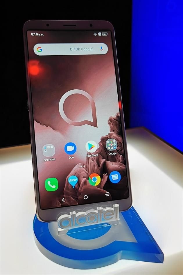 El Alcatel 3C 2019 está compuesto por una pantalla de 6.7 pulgadas HD+ e incorpora altavoces duales para dar una mejor experiencia de entretenimiento.