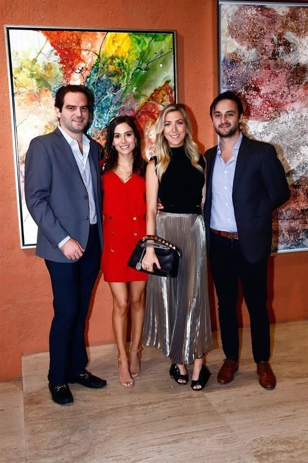 Mauricio Barrera, Zinthia Lozano, Vivi Ortiz y Hernán Zambrano