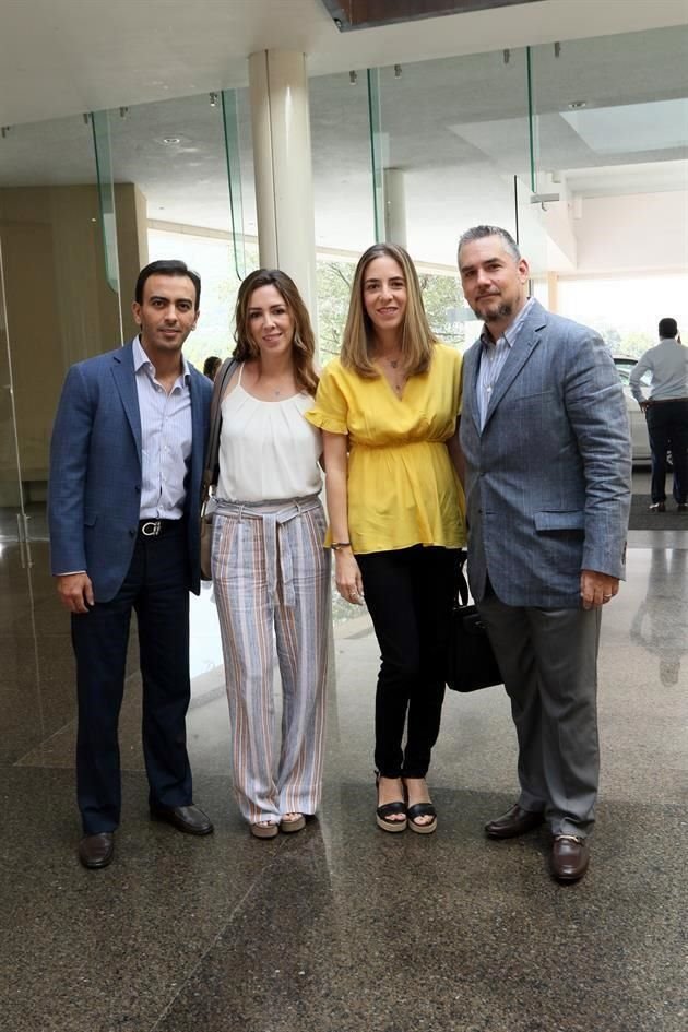 Jorge Duarte, Paola Martínez, Bárbara Martínez y Alfonso Guajardo