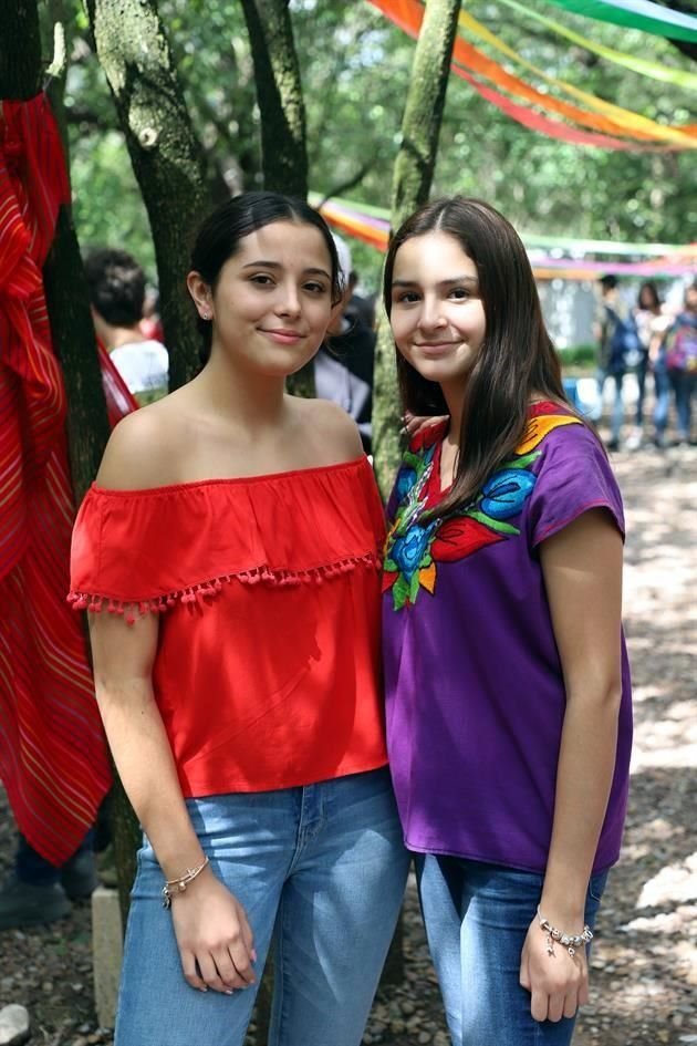 Andrea Bolaños y Abril Villafuerte