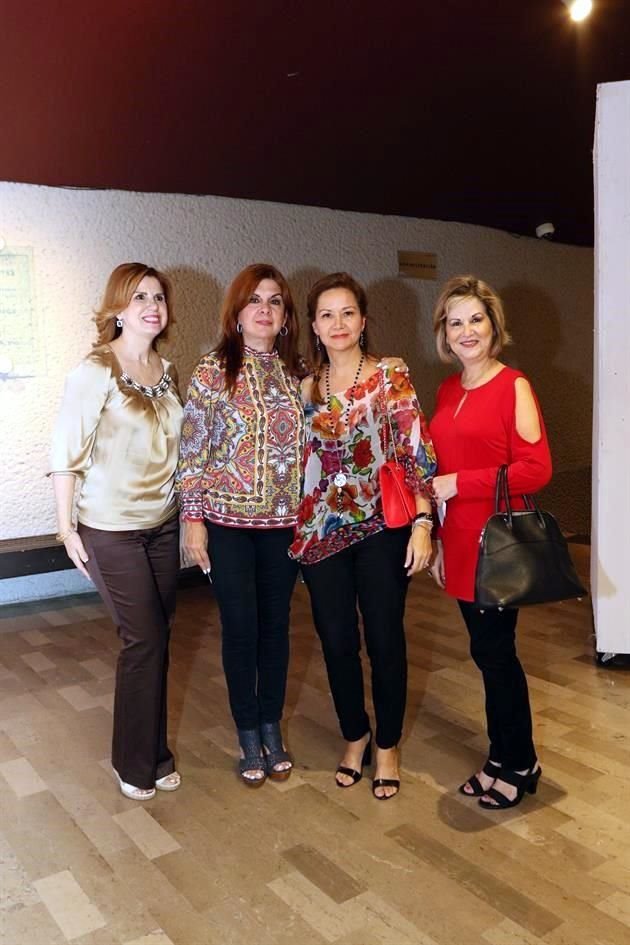 Ana María Lozano, Alicia Frías de González, Ana María Lee y Patricia Treviño