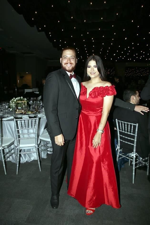 Abraham Kuri y Daniela Leal