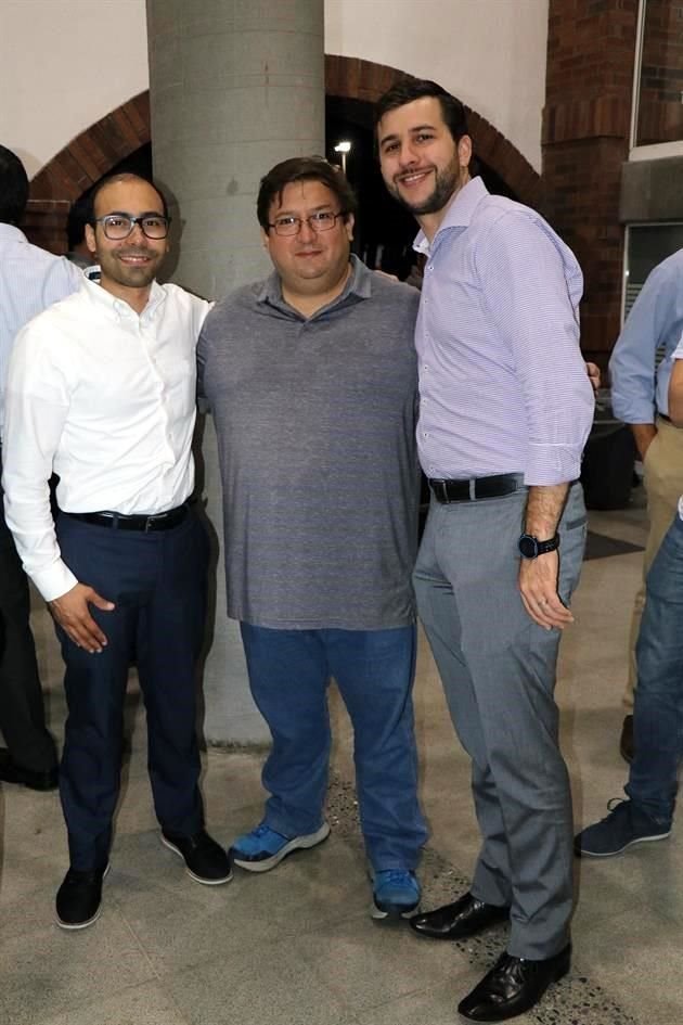 Mario Guerra, Fernando García y Alejandro Delgado