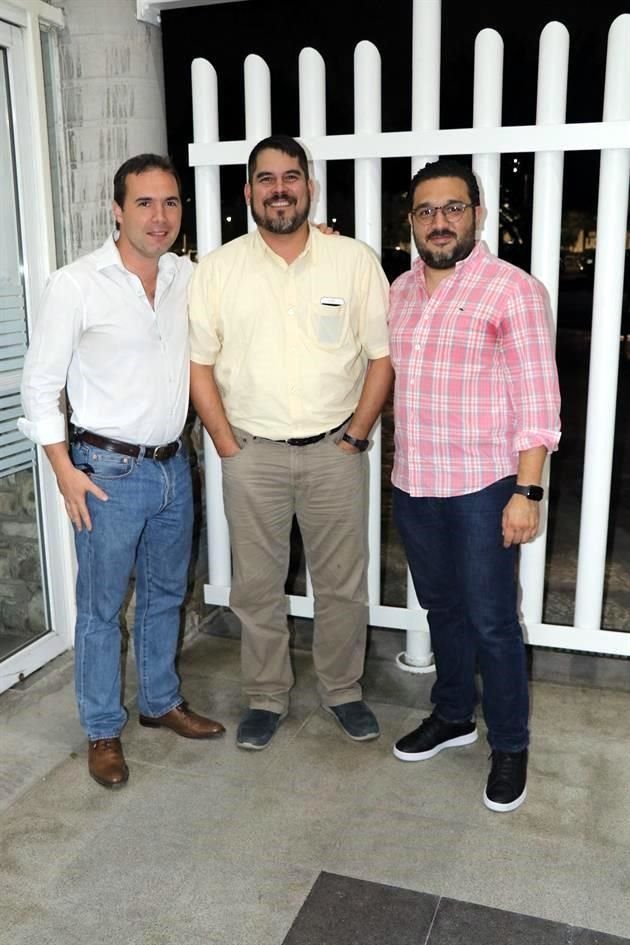 Brian Lefebvre, Marcelo Zapiain y Óscar Ortega