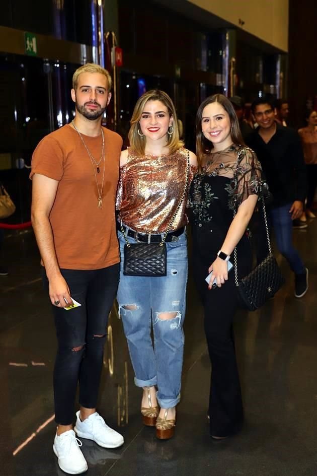 Jorge Medina, Alba Sordo y Karen Treviño