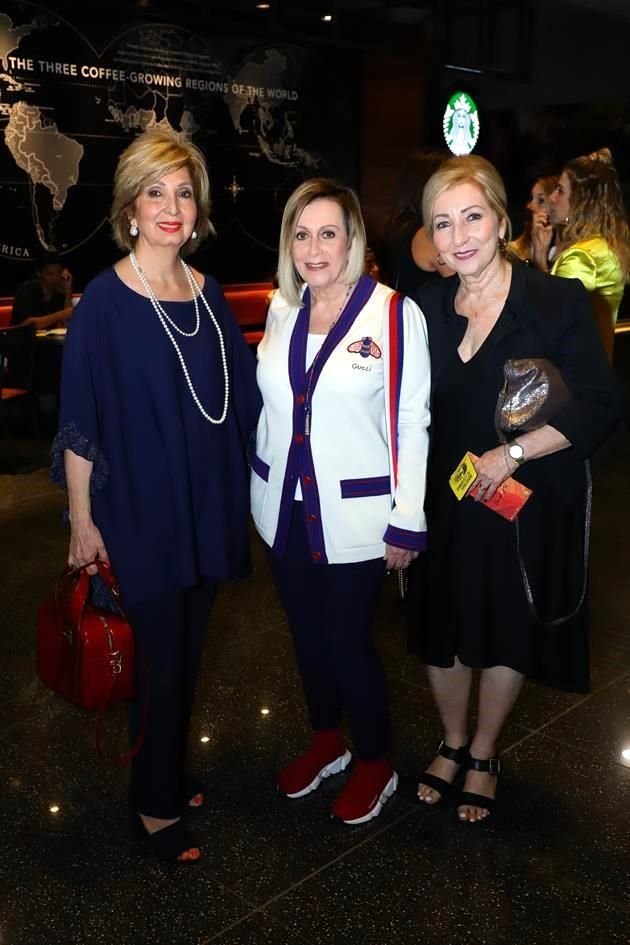 Lourdes Maldonado, Ruth Kleiman de Marcuschamer y Sandra Cholow