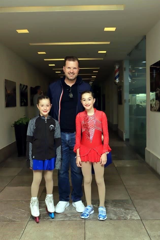 Alfredo Martínez, Sara Martínez y Eva Martínez