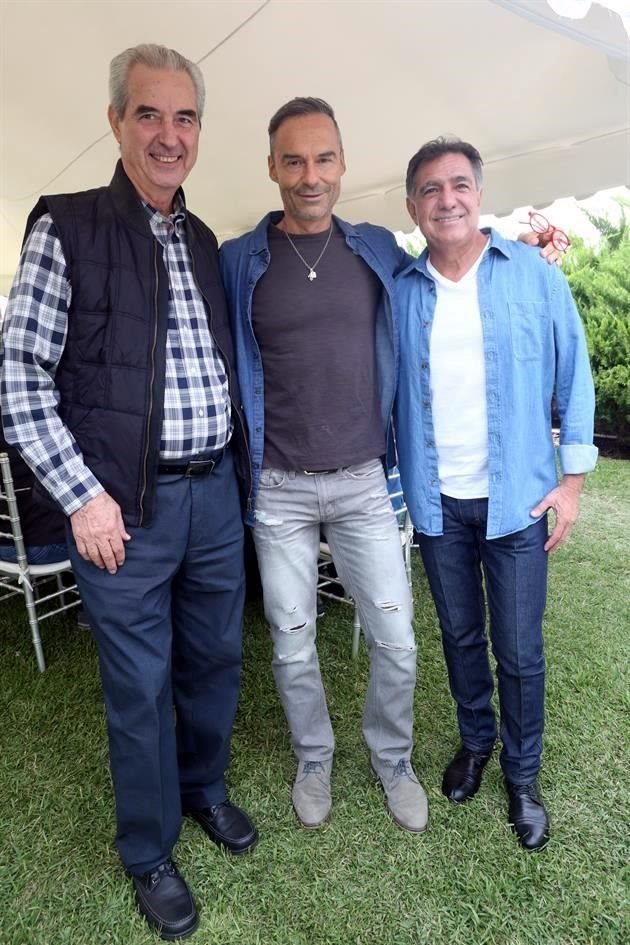 Luis Treviño, Salvador Villarreal y Manuel Ramírez