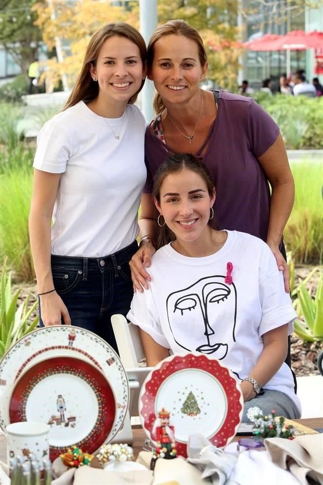 Roberta Pérez, Roberta Zambrano y Mariangela Guerra